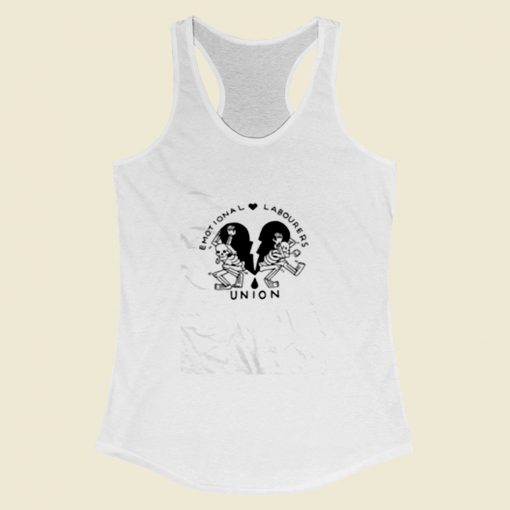 Emotional Labourers Union Women Racerback Tank Top