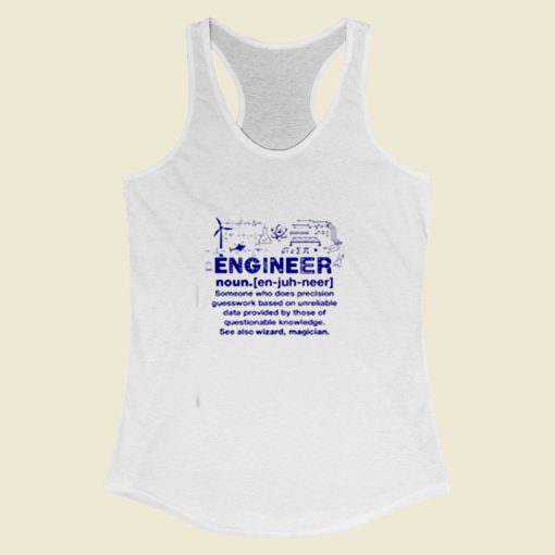 Engineer Noun Women Racerback Tank Top