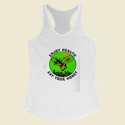 Enjoy Health Eat Your Honey Women Racerback Tank Top