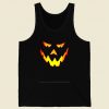 Evil Pumpkin Monster Face Halloween Men Tank Top