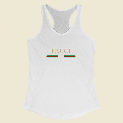 Fauci Women Racerback Tank Top