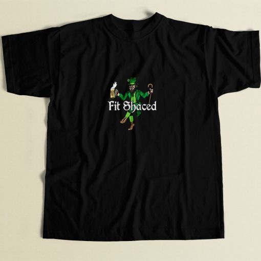 Fit Shaced Leprechaun 80s Men T Shirt