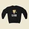 Floss Like A Boss 80s Fashionable Sweatshirt