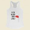 For Black Men Only Women Racerback Tank Top