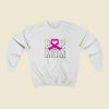 For My Mom Breast Cancer Awareness Christmas Sweatshirt Style