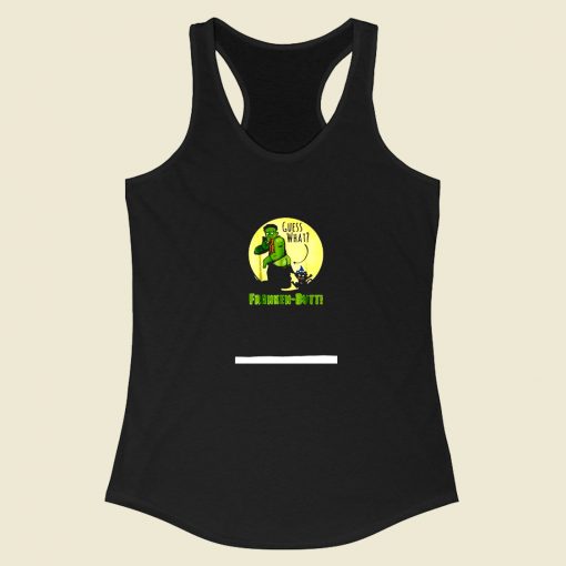 Frankenstein Funny Halloween Racerback Tank Top Style