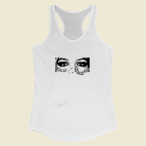 Free Britney Chain Save Britney Spears Women Racerback Tank Top