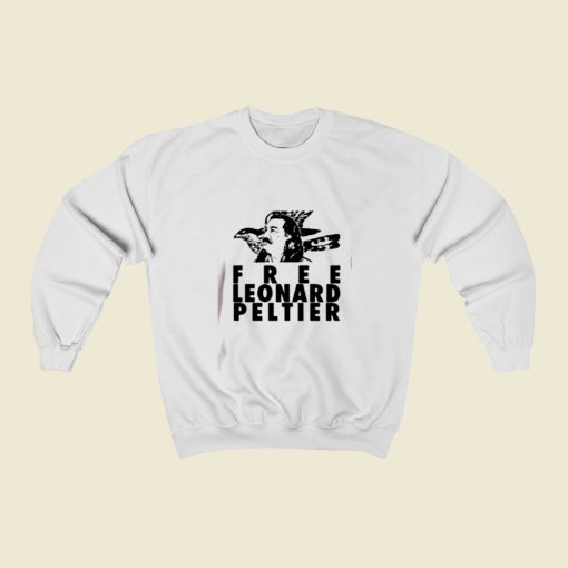 Free Leonard Peltier Christmas Sweatshirt Style