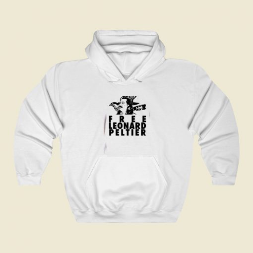 Free Leonard Peltier Street Hoodie Style