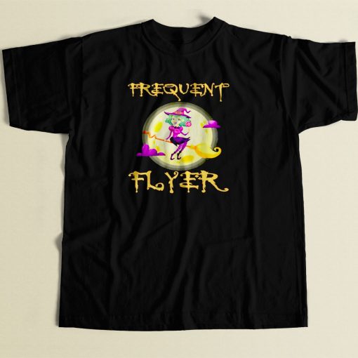 Frequent Flyer Witch 80s Men T Shirt