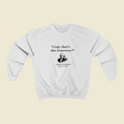 Funny Founding Father Thomas Christmas Sweatshirt Style