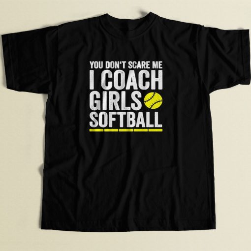 Funny Softball Coach 80s Men T Shirt