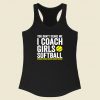 Funny Softball Coach Racerback Tank Top Style