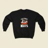 Funny Stay Home And Listen To Music Bts 80s Fashionable Sweatshirt