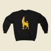 Giraffe Halloween 80s Fashionable Sweatshirt