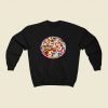 Globe Flag Map 80s Fashionable Sweatshirt