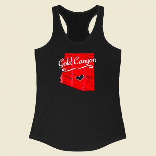 Gold Canyon Arizona Racerback Tank Top Style