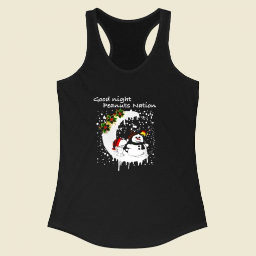 Good Night Peanuts Nation Racerback Tank Top Style