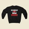 Granddad Of The Wild One 80s Fashionable Sweatshirt