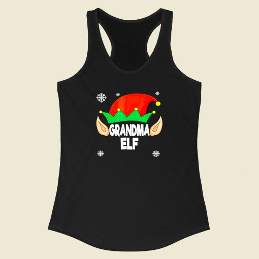 Grandma Elf Racerback Tank Top Style