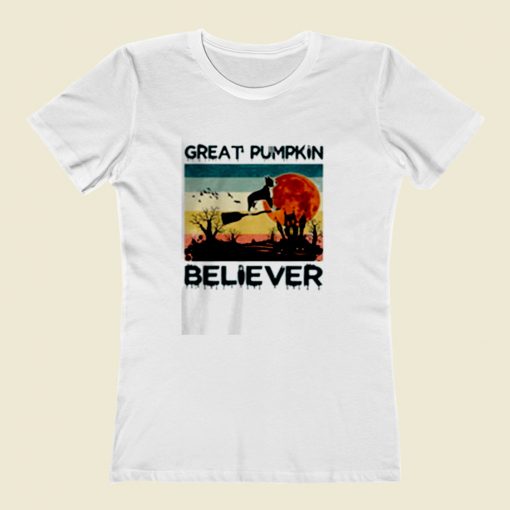 Great Pumpkin Believer Women T Shirt Style