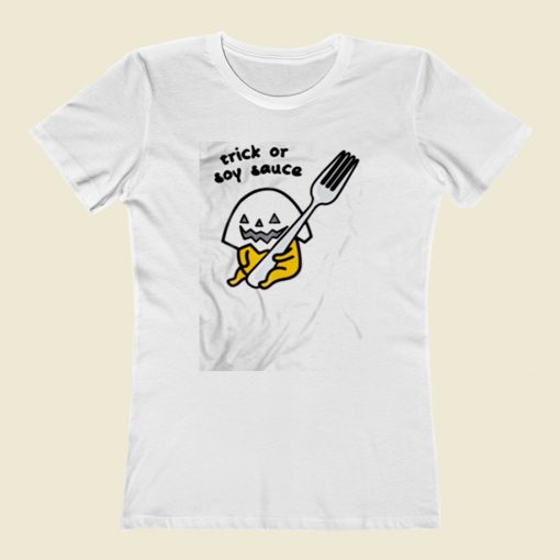 Gudetama Trick Or Treat Women T Shirt Style