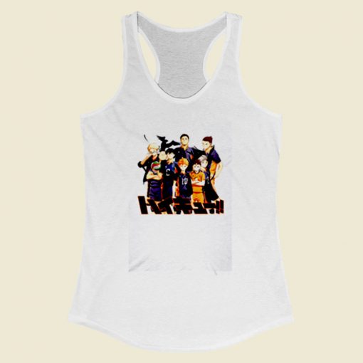 Haikyuu Art Women Racerback Tank Top