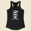 Hair Hustler Skull Racerback Tank Top Style