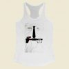 Halloween Costume Police Deputy Women Racerback Tank Top