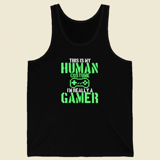 Halloween Gamer Men Tank Top