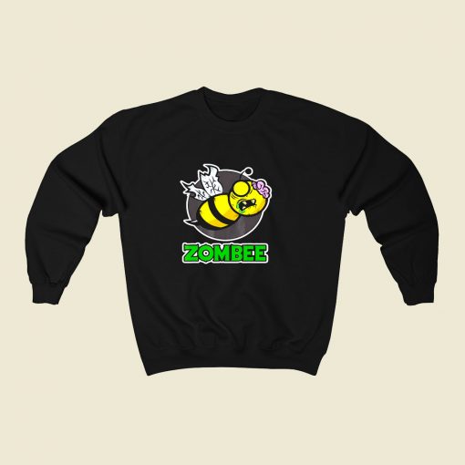 Halloween Zombee 80s Fashionable Sweatshirt