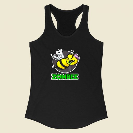 Halloween Zombee Racerback Tank Top Style