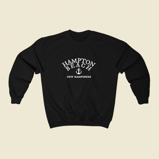 Hampton Beach 80s Fashionable Sweatshirt