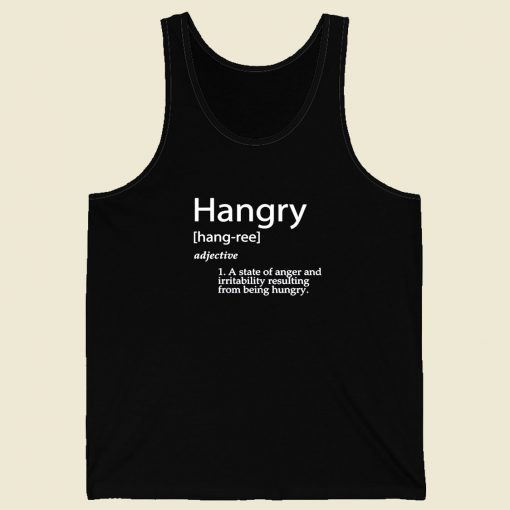 Hangry Definition Men Tank Top