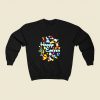 Happy Easter 80s Fashionable Sweatshirt