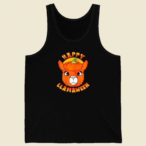 Happy Llamaween Men Tank Top