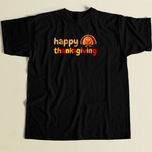 Happy Thanksgiving 80s Men T Shirt