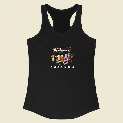 Happy Thanksgiving Friends Tv Show Jeff Dunham Racerback Tank Top Style