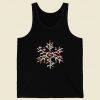 Harry Potter Characters On Snowflakes Men Tank Top