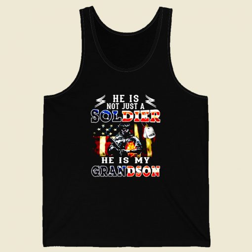 He Is Not Just A Soldier Men Tank Top