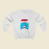 Hello Kitty Jaws Parody Christmas Sweatshirt Style