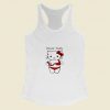 Hello Titty Funny Parody Hello Kitty Women Racerback Tank Top