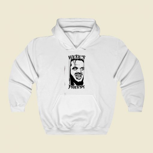 Heres Johnn 80s Movie Street Hoodie Style