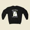 High Spirits On Hellaweed 80s Fashionable Sweatshirt