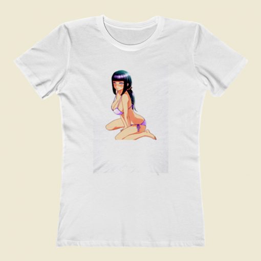 Hinata In Beach Women T Shirt Style