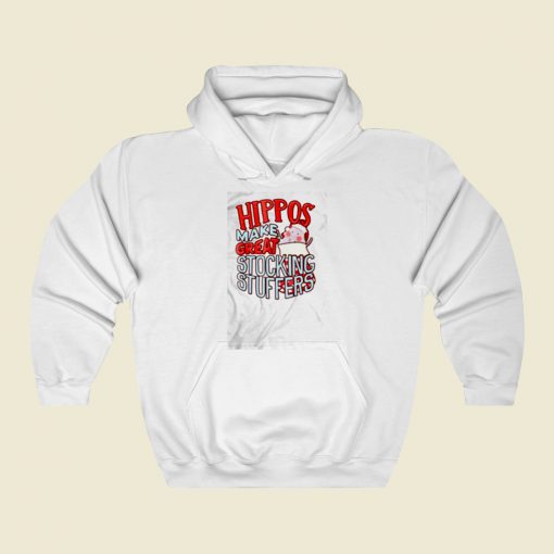 Hippos Make Great Stocking Stuffers Street Hoodie Style