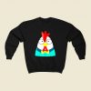 Hipster Chicken 80s Fashionable Sweatshirt