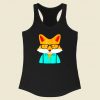 Hipster Fox Racerback Tank Top Style