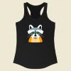 Hipster Raccoon Racerback Tank Top Style