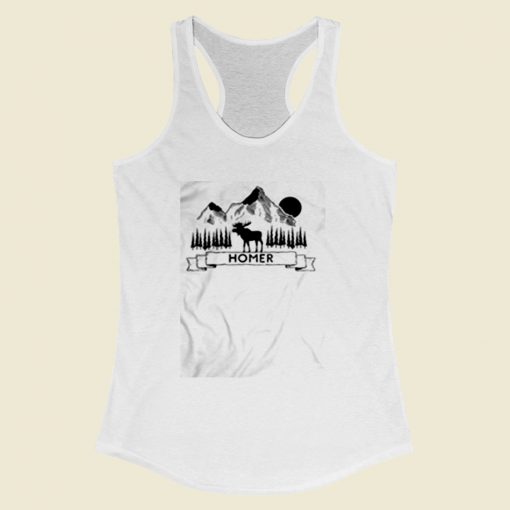 Homer Alaska Women Racerback Tank Top